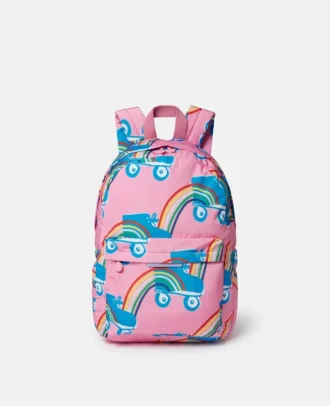 Rollerskate Rainbow Print Rucksack