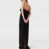 Rüschen-Kleid mit V-Ausschnitt