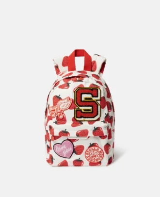 Rucksack mit Erdbeer-Print