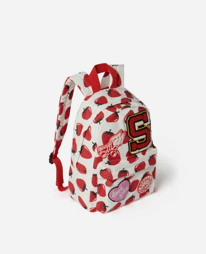 Rucksack mit Erdbeer-Print