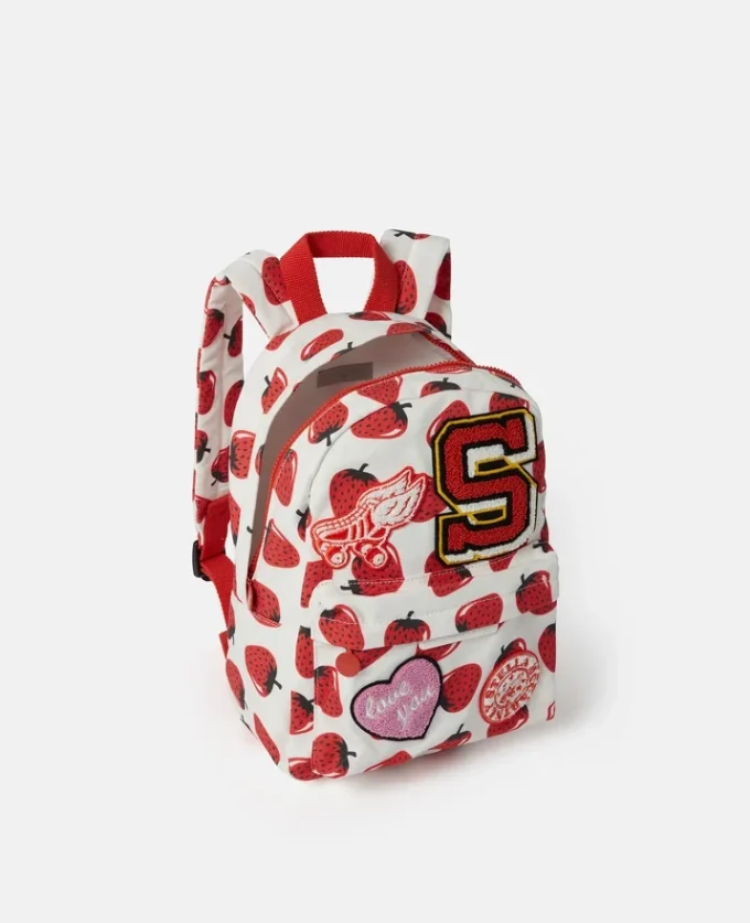 Rucksack mit Erdbeer-Print