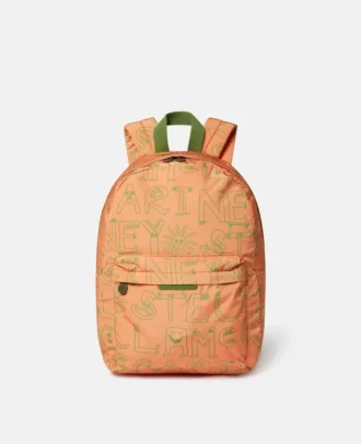 Rucksack mit Schriftzug-Print