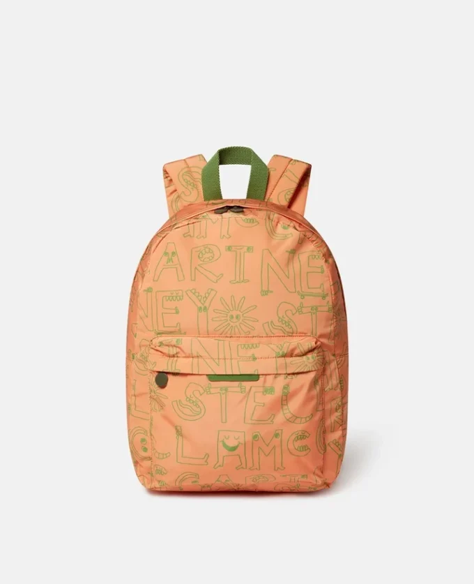 Rucksack mit Schriftzug-Print