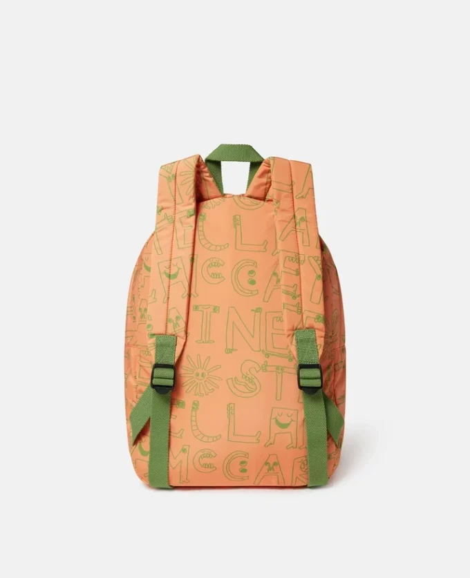 Rucksack mit Schriftzug-Print