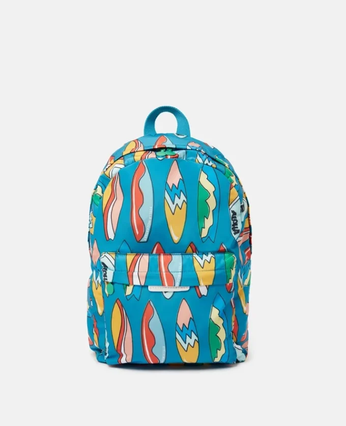 Rucksack mit Surfbrett-Print