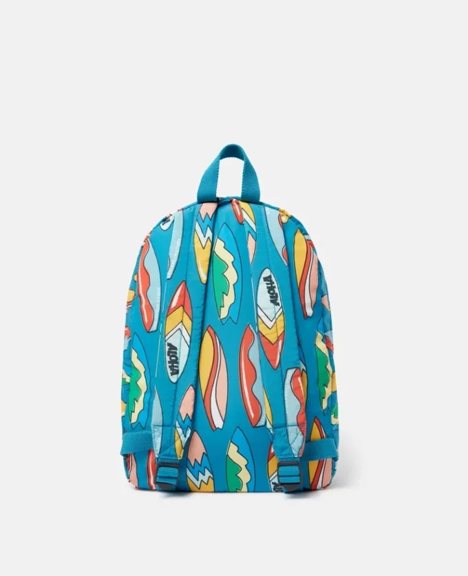 Rucksack mit Surfbrett-Print