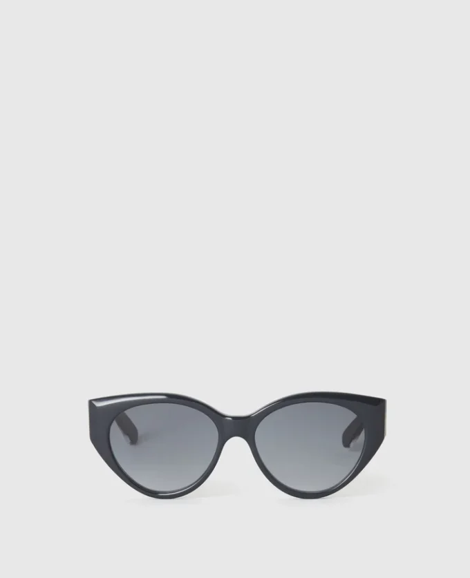 Runde Cat-Eye-Sonnenbrille