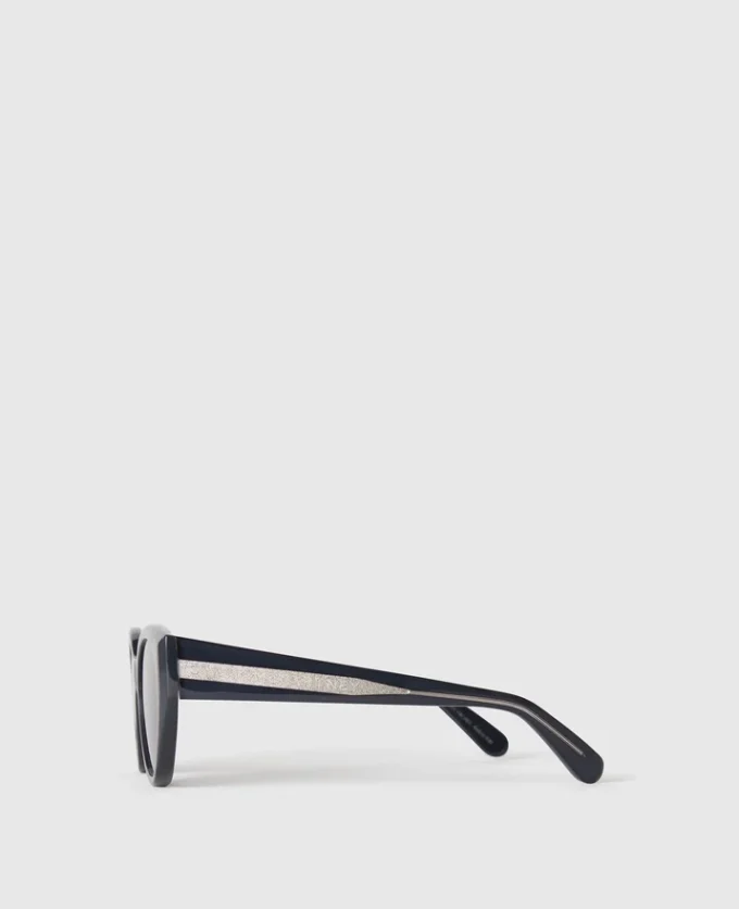Runde Cat-Eye-Sonnenbrille