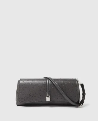 Ryder Ostrich Pochette-Umhängetasche