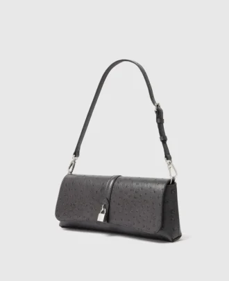 Ryder Ostrich Pochette-Umhängetasche