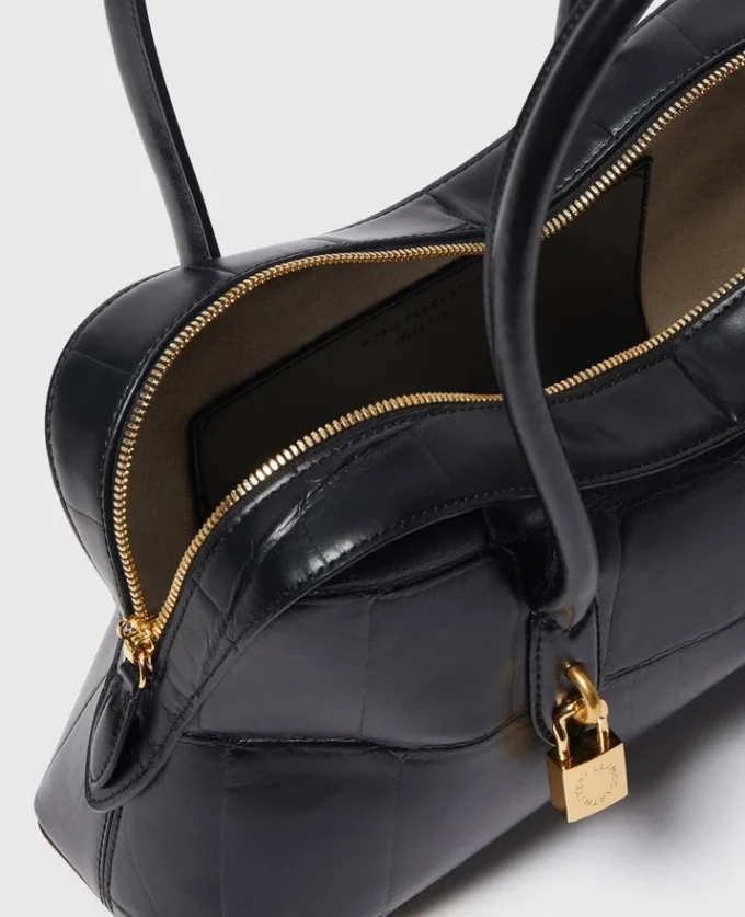 Ryder Schultertasche mit Krokodilprägung
