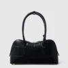 Ryder Schultertasche mit Krokodilprägung