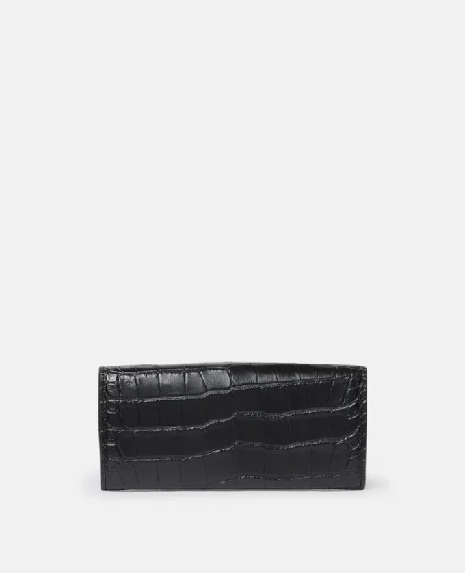 S-Wave Croc-Effect Continental Wallet