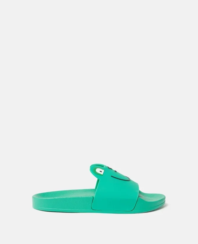 Sandalen mit Froschmotiv