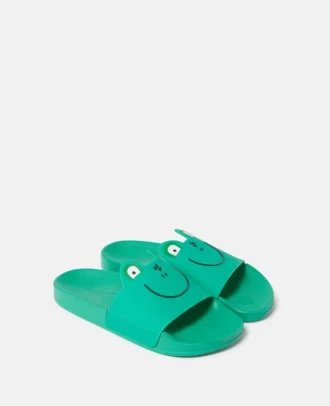 Sandalen mit Froschmotiv
