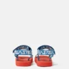Sandalen mit Moniker-Print