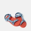 Sandalen mit Moniker-Print