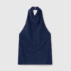 Satin-Halterneck-Top