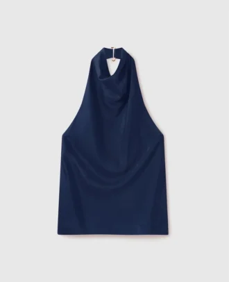 Satin-Halterneck-Top