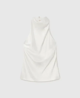 Satin-Halterneck-Top