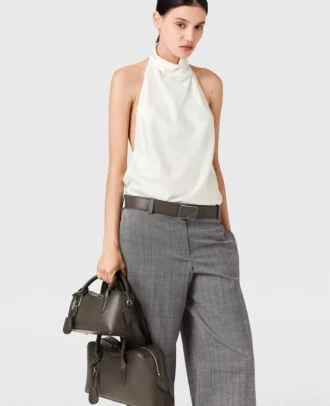 Satin-Halterneck-Top