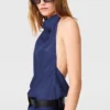 Satin-Halterneck-Top