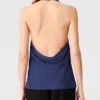 Satin-Halterneck-Top
