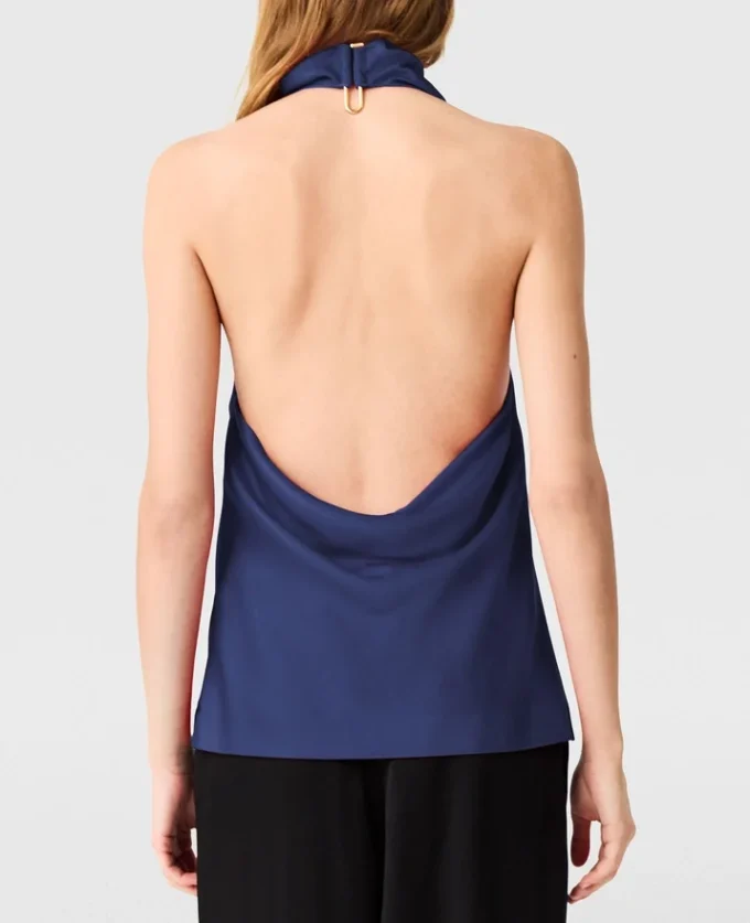Satin-Halterneck-Top