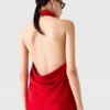 Satin-Halterneck-Top