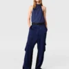 Satin-Halterneck-Top