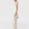 Satin-Kleid mit Falabella-Kettenriemen