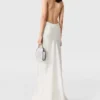 Satin-Kleid mit Falabella-Kettenriemen