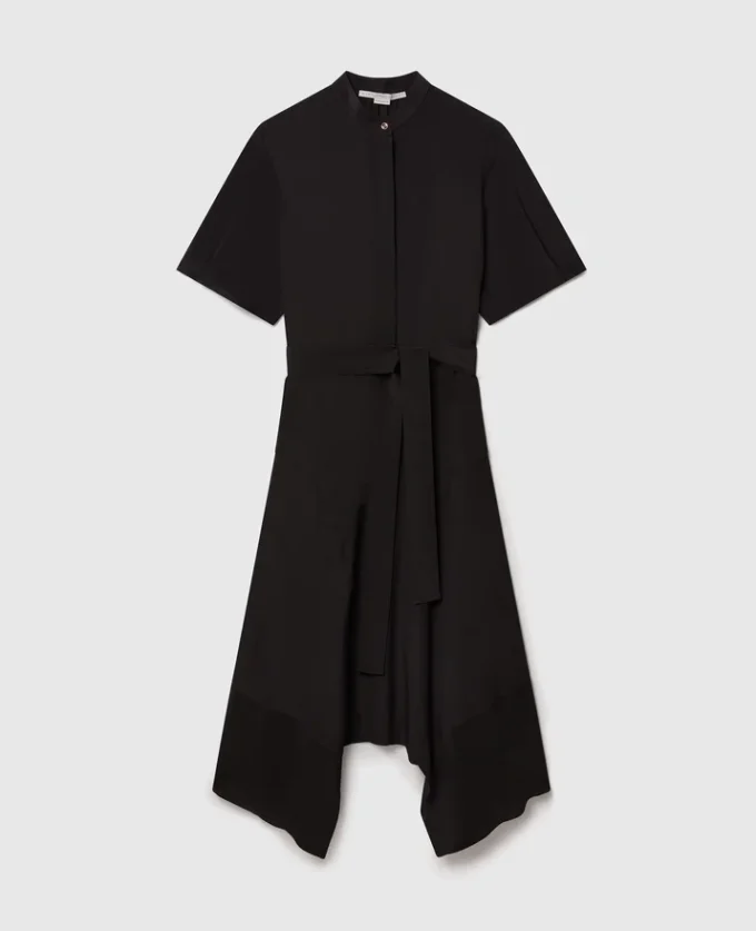 Seiden-Crêpe-de-Chine-Hemdkleid