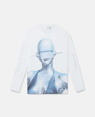 Sexy Robot Langarm-T-Shirt aus Bio-Baumwolle