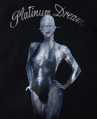 Sexy Robot Oversized Hoodie aus Bio-Baumwolle mit Reißverschluss
