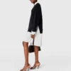 Shirtkleid mit Rundhalsausschnitt