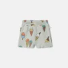 Shorts mit Eiscreme-Print