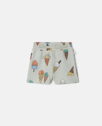 Shorts mit Eiscreme-Print