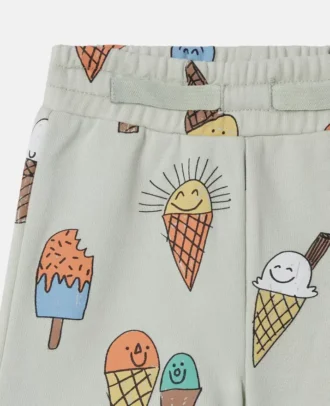 Shorts mit Eiscreme-Print