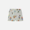 Shorts mit Eiscreme-Print