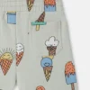 Shorts mit Eiscreme-Print
