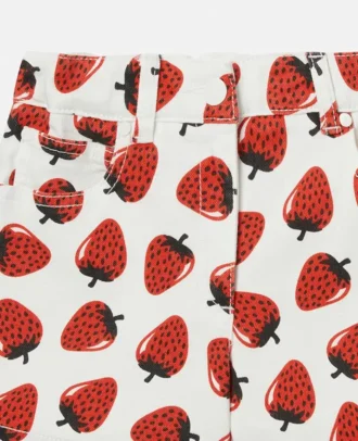Shorts mit Erdbeerprint