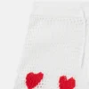 Shorts mit gehäkelten Herzen