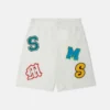 Shorts mit gestickten Markeninitialen