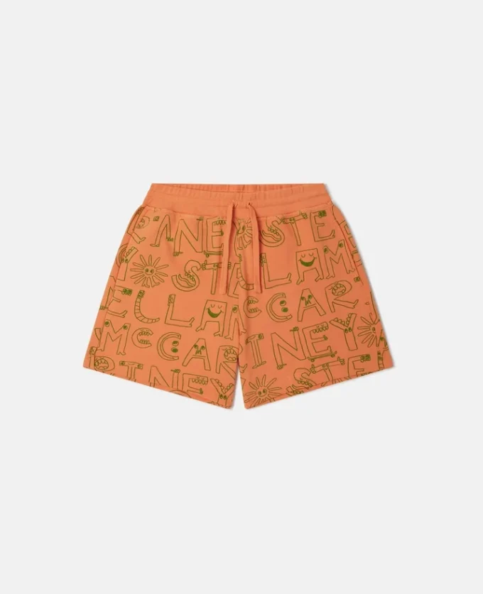 Shorts mit Markenlogo-Print