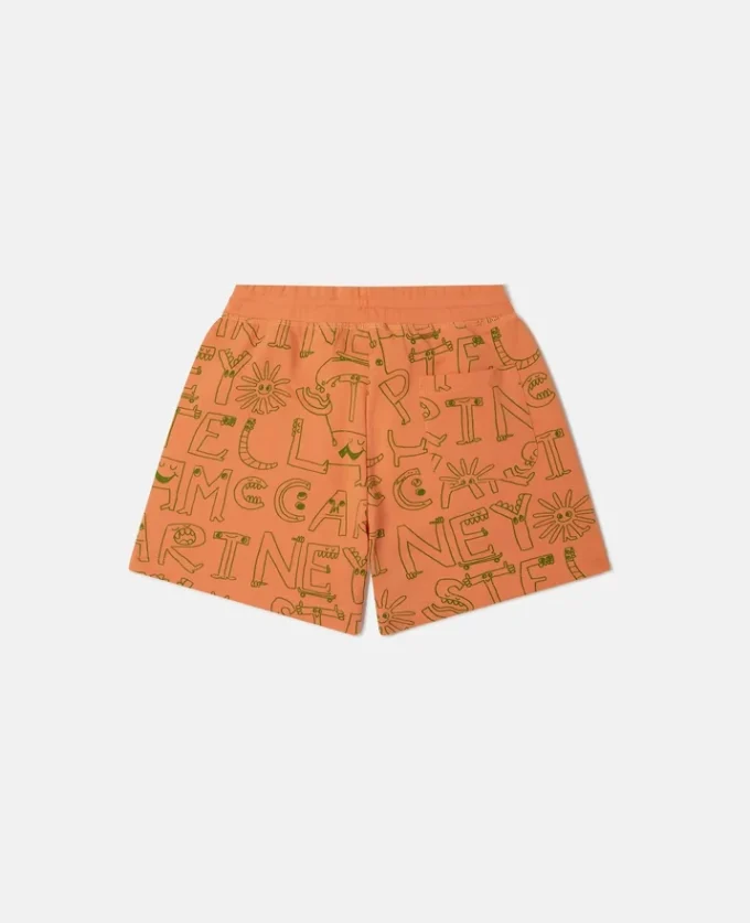 Shorts mit Markenlogo-Print