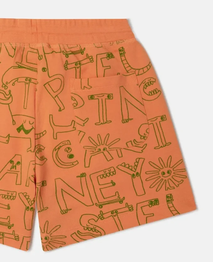 Shorts mit Markenlogo-Print