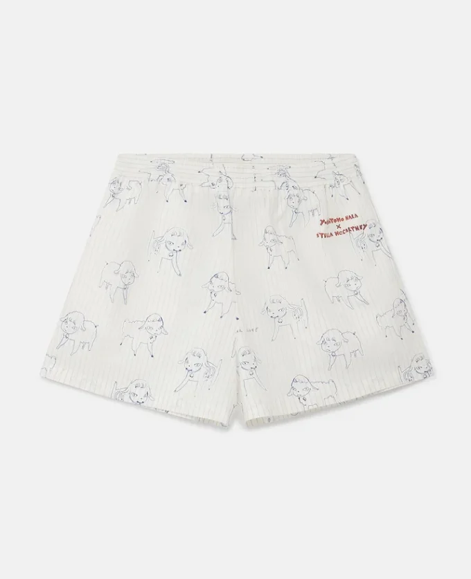 Shorts mit „Sheep Can Never Sleep”-Print