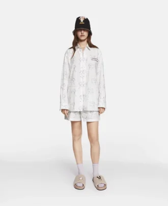 Shorts mit „Sheep Can Never Sleep”-Print