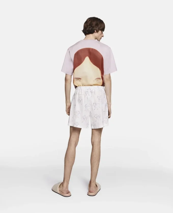 Shorts mit „Sheep Can Never Sleep”-Print